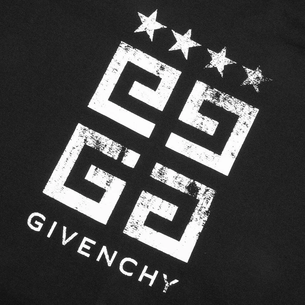 4G Stars T-Shirt - Black