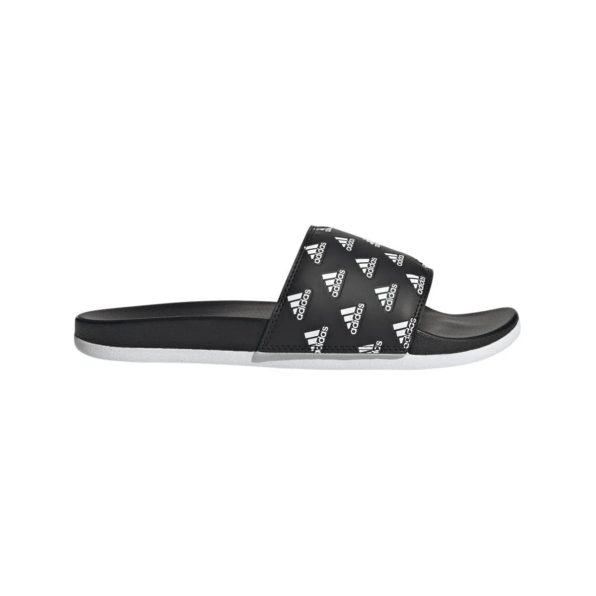 ADIDAS MEN'S ADILETTE COMFORT BLACK SLIDES