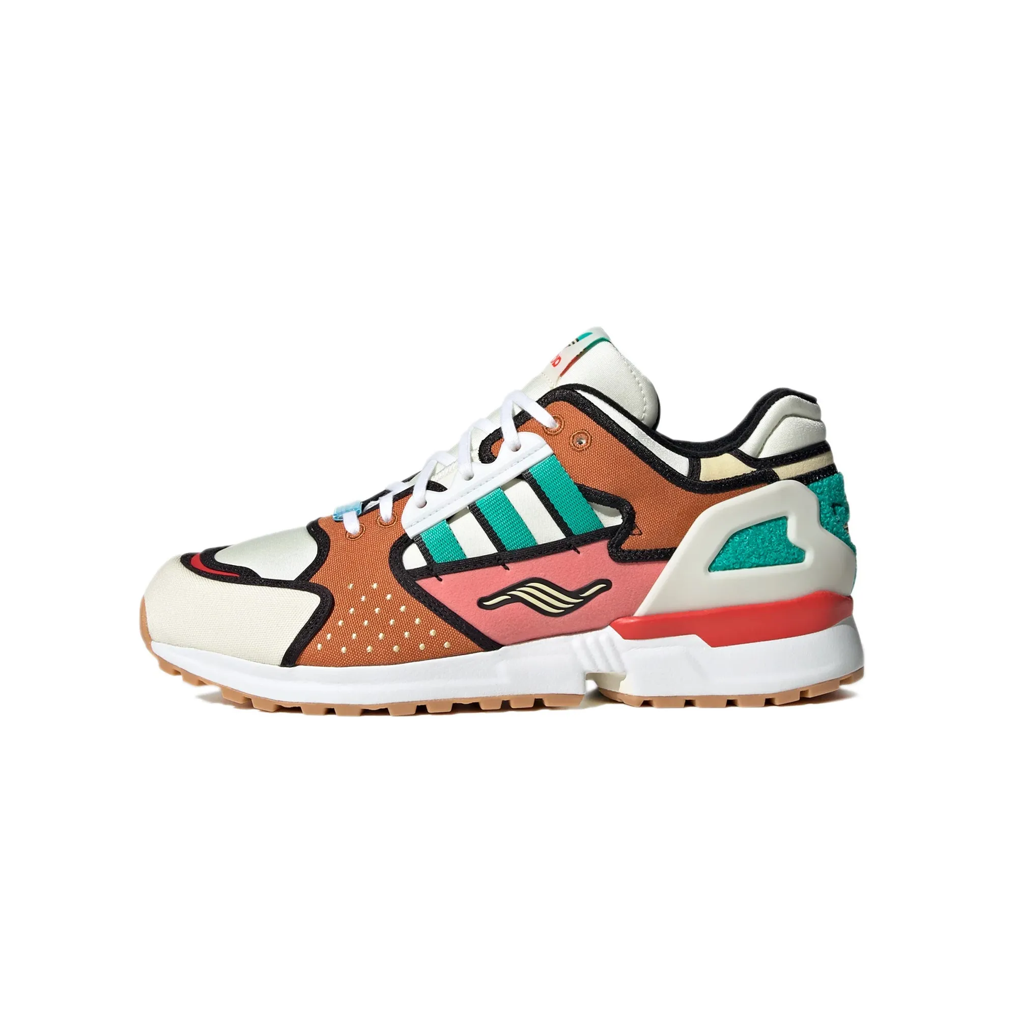 Adidas Mens ZX 10000 Krusty Burger Shoes