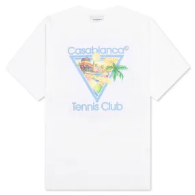 Afro Cubism Tennis Club T-Shirt - White