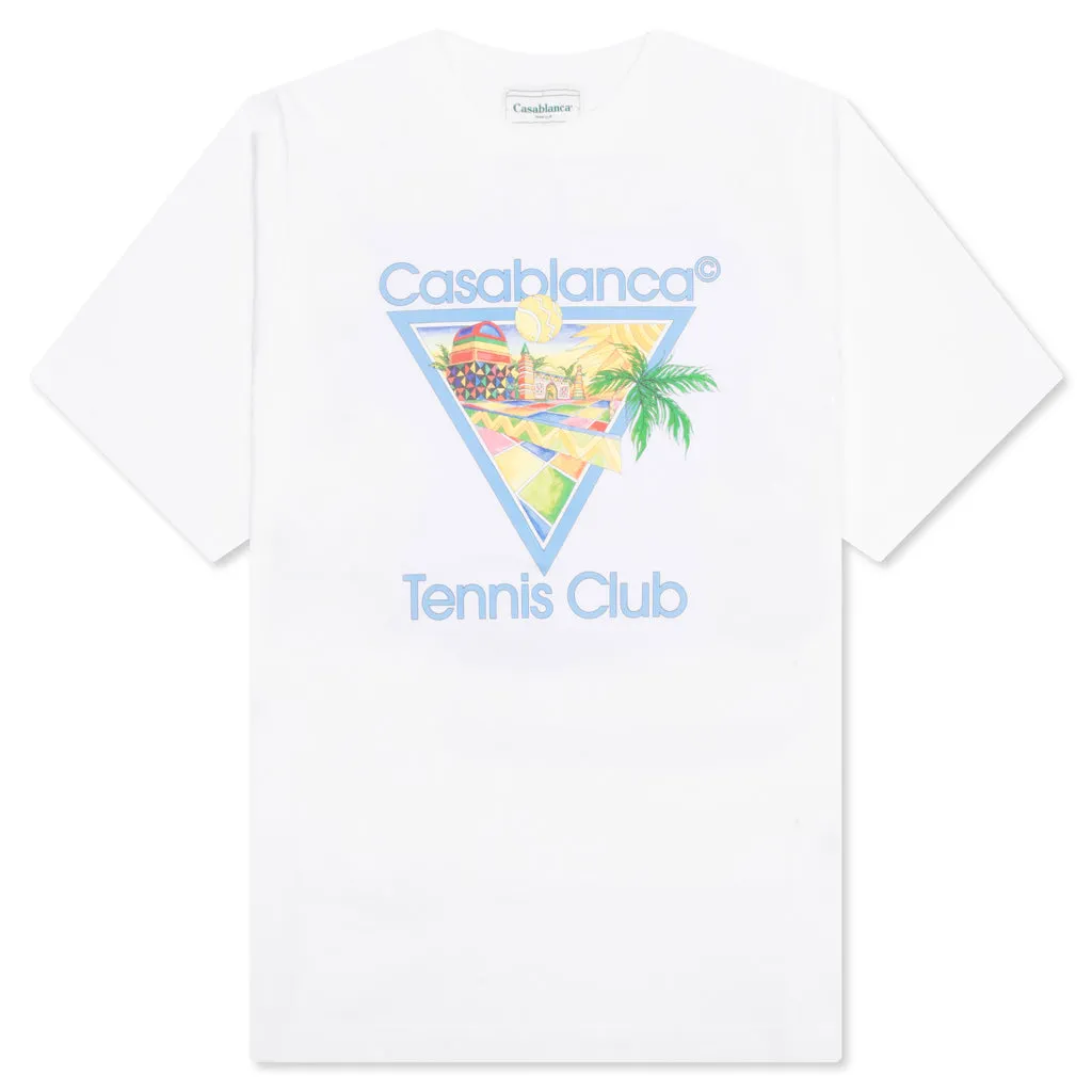 Afro Cubism Tennis Club T-Shirt - White