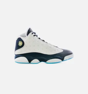 Air Jordan 13 Retro Obsidian Mens Lifestyle Shoe - White/Obsidian/Dark Powder Blue