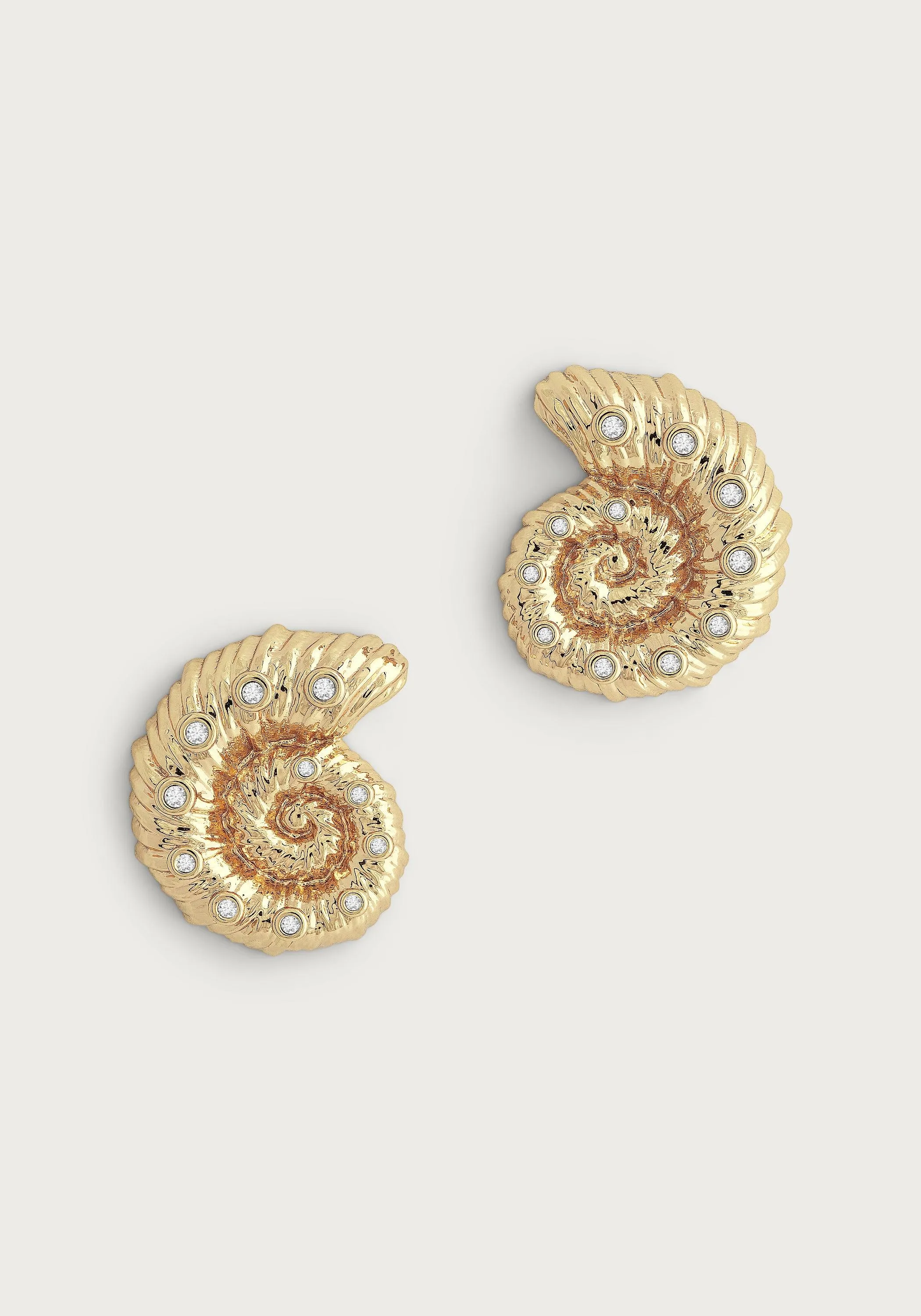 Anabel Aram Shell Stud Earrings