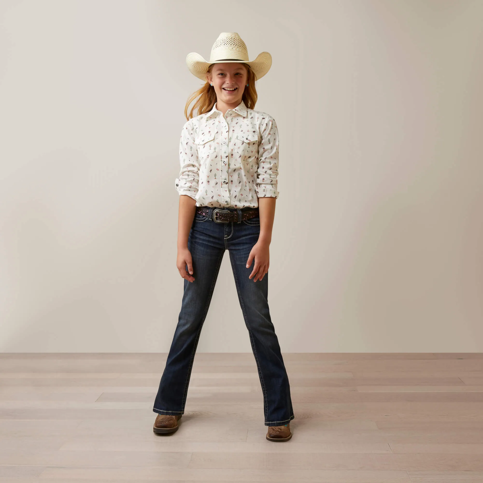 Ariat Girls Santa Fe L/S Shirt