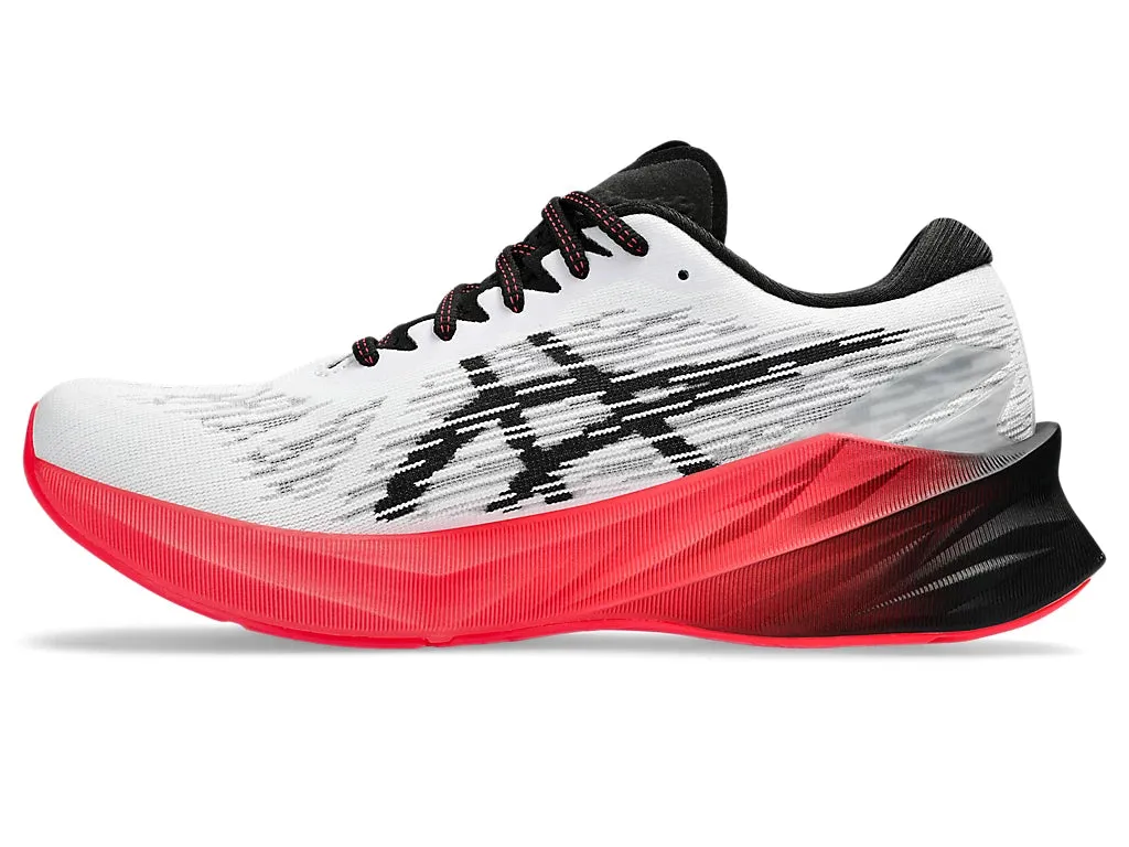 Asics Men's NOVABLAST 3 - White/Black (2E WIDE)