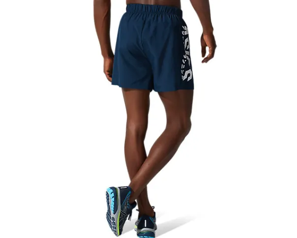 Asics short men's running shorts Katakana 5IN Short 2011A952 401A blue