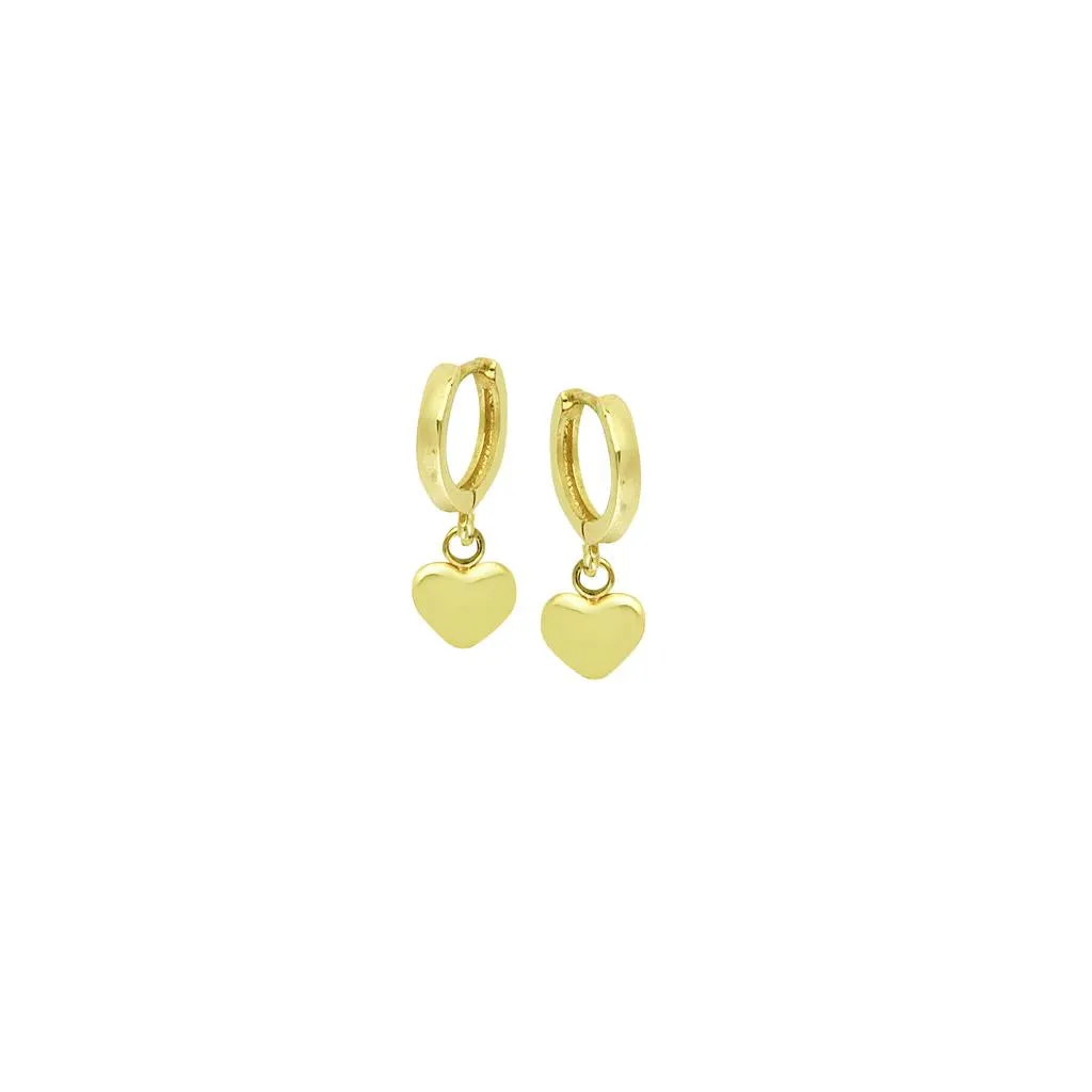 Aura by Martin Binder Heart Baby Hoop Earrings