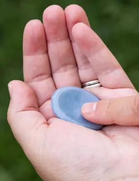 Blue Opal Relief Stone for Rest