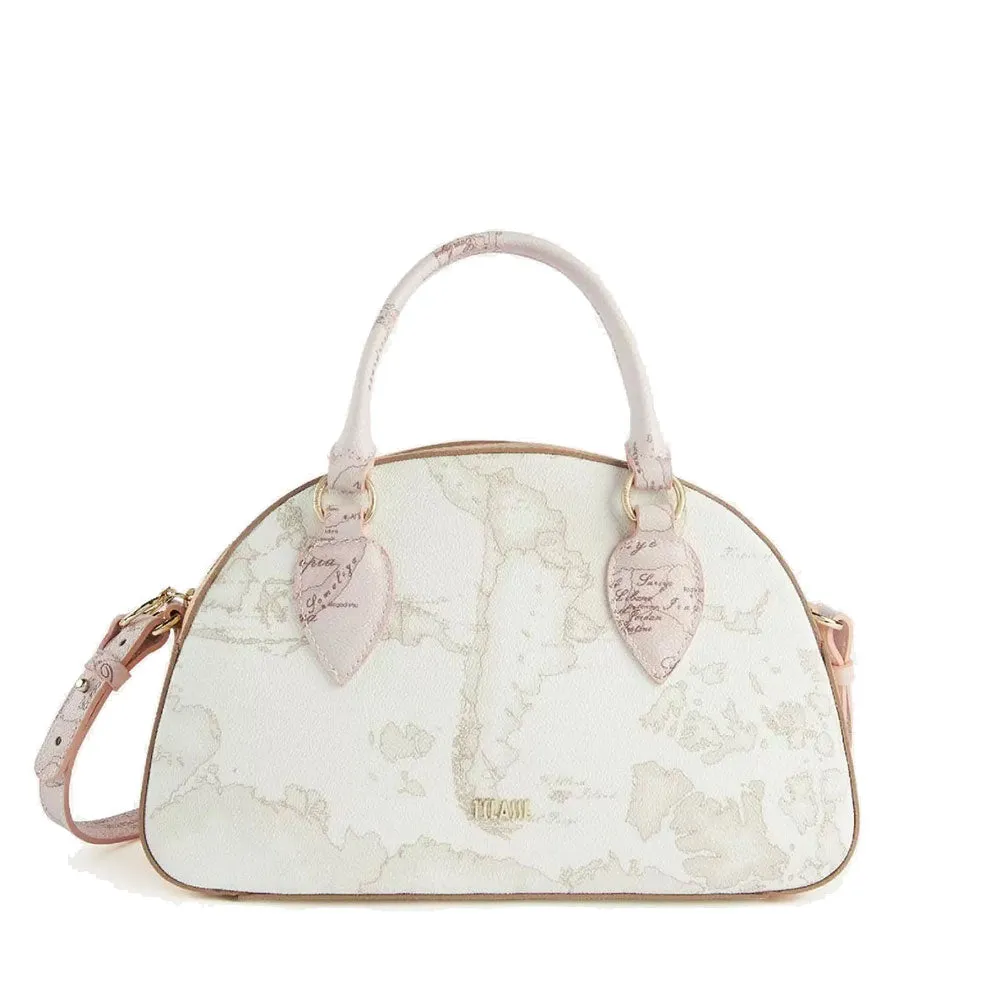 Borsa Donna Bauletto a Mano 1A Classe Alviero Martini linea Geo Sunny Mix Bianco LA49