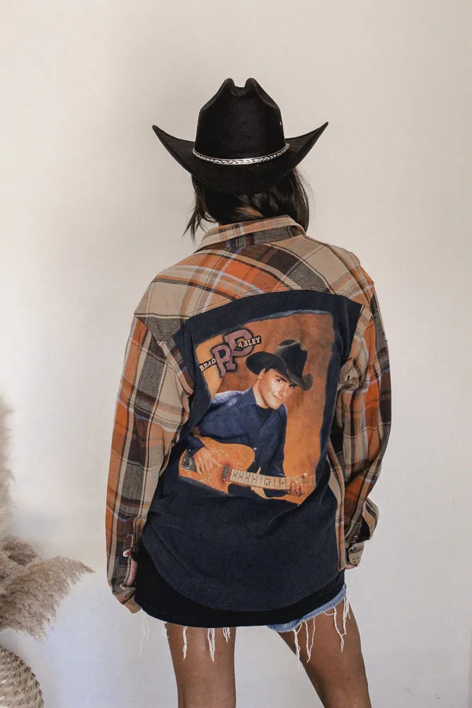 Brad Paisley Band Tee Flannel