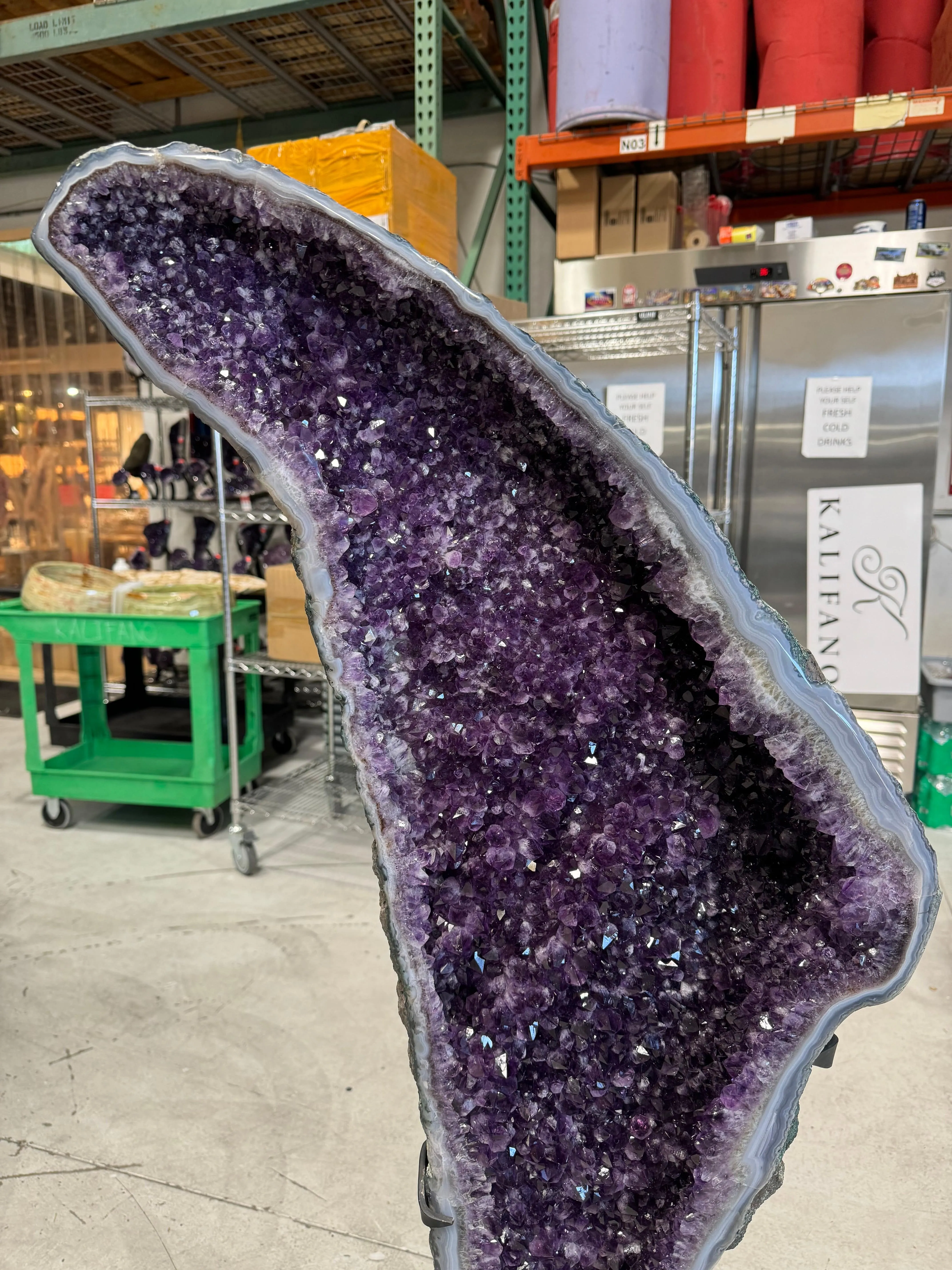 Brazilian Amethyst Geode - 59 in. / 75 lbs