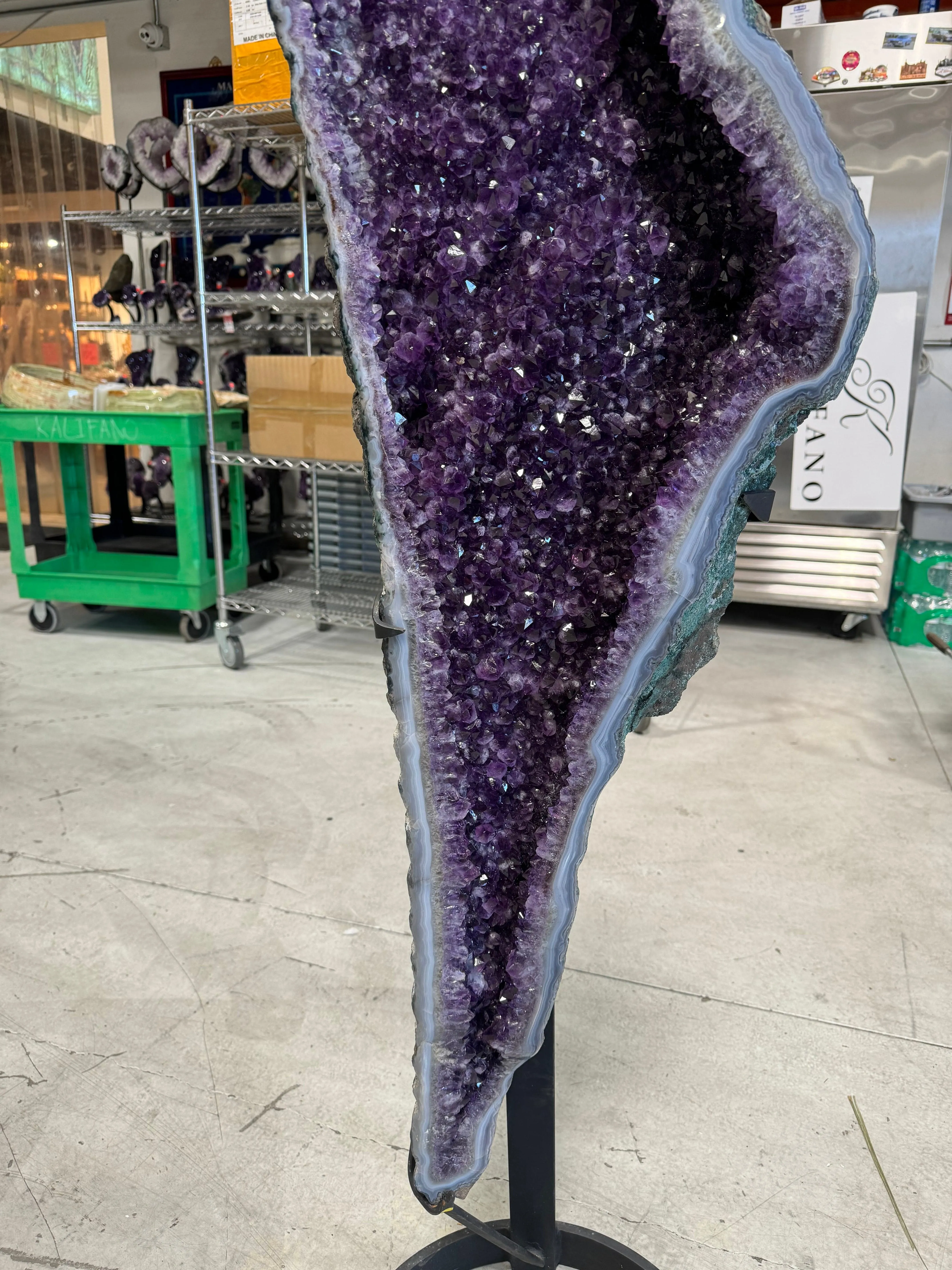 Brazilian Amethyst Geode - 59 in. / 75 lbs