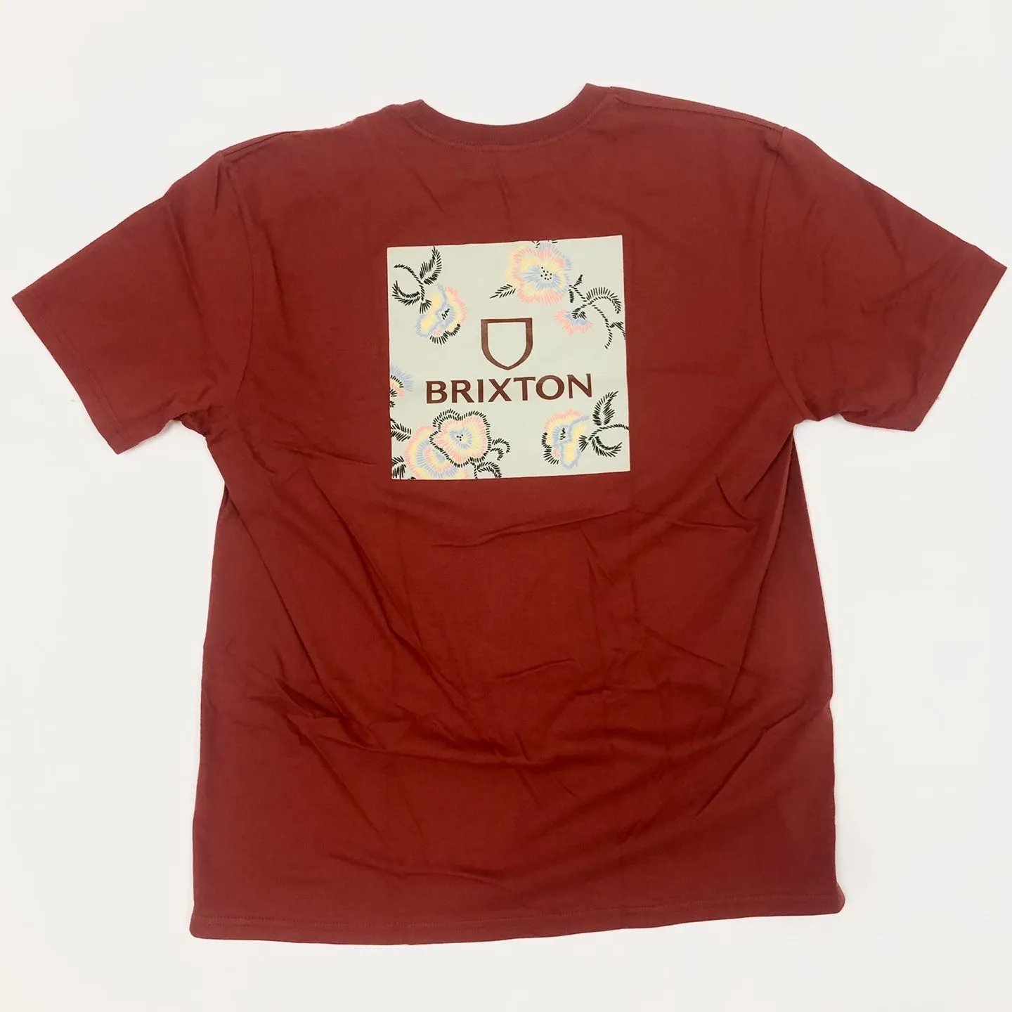 BRIXTON Alpha Square S/S Standard T-Shirt - Red