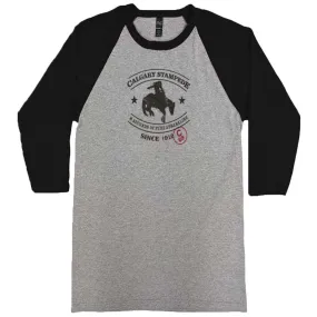 Calgary Stampede Unisex Bronc Baseball T-shirt