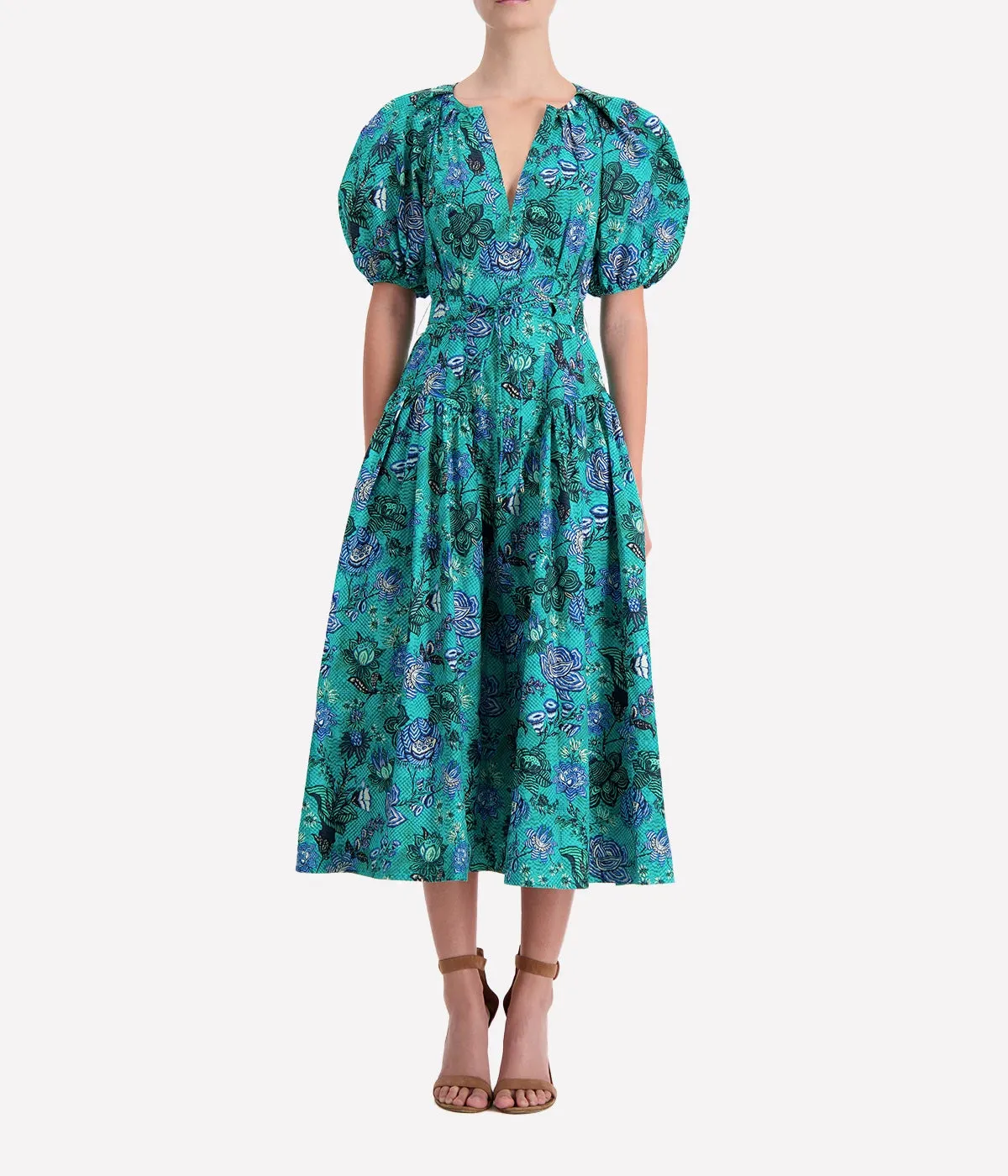 Carina Dress in Jade