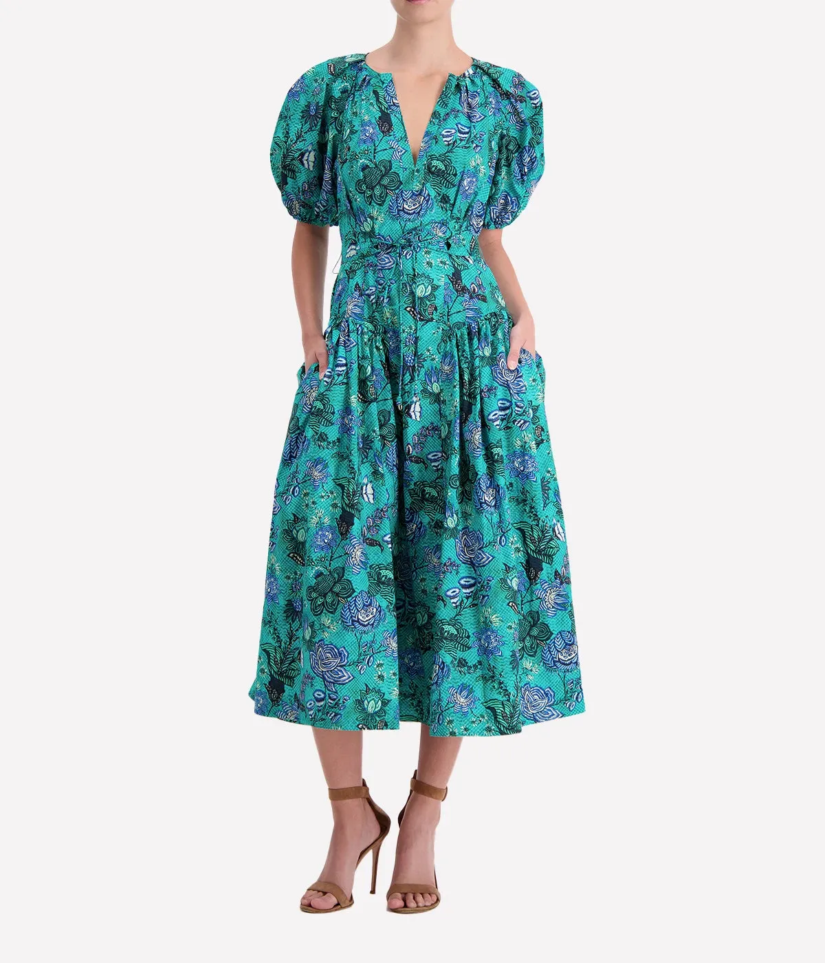 Carina Dress in Jade