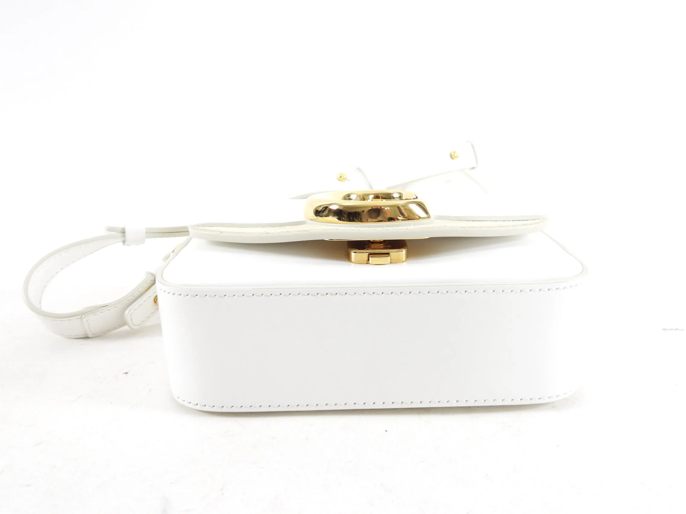 Chloe Mini C de Chloe White Crossbody Bag