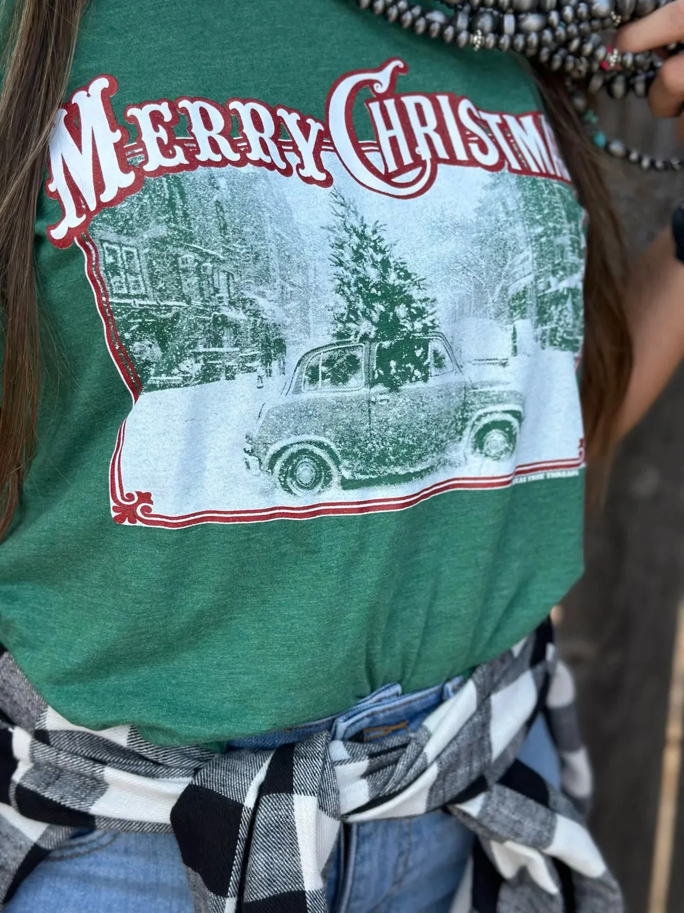 Christmas Car Graphic Tee