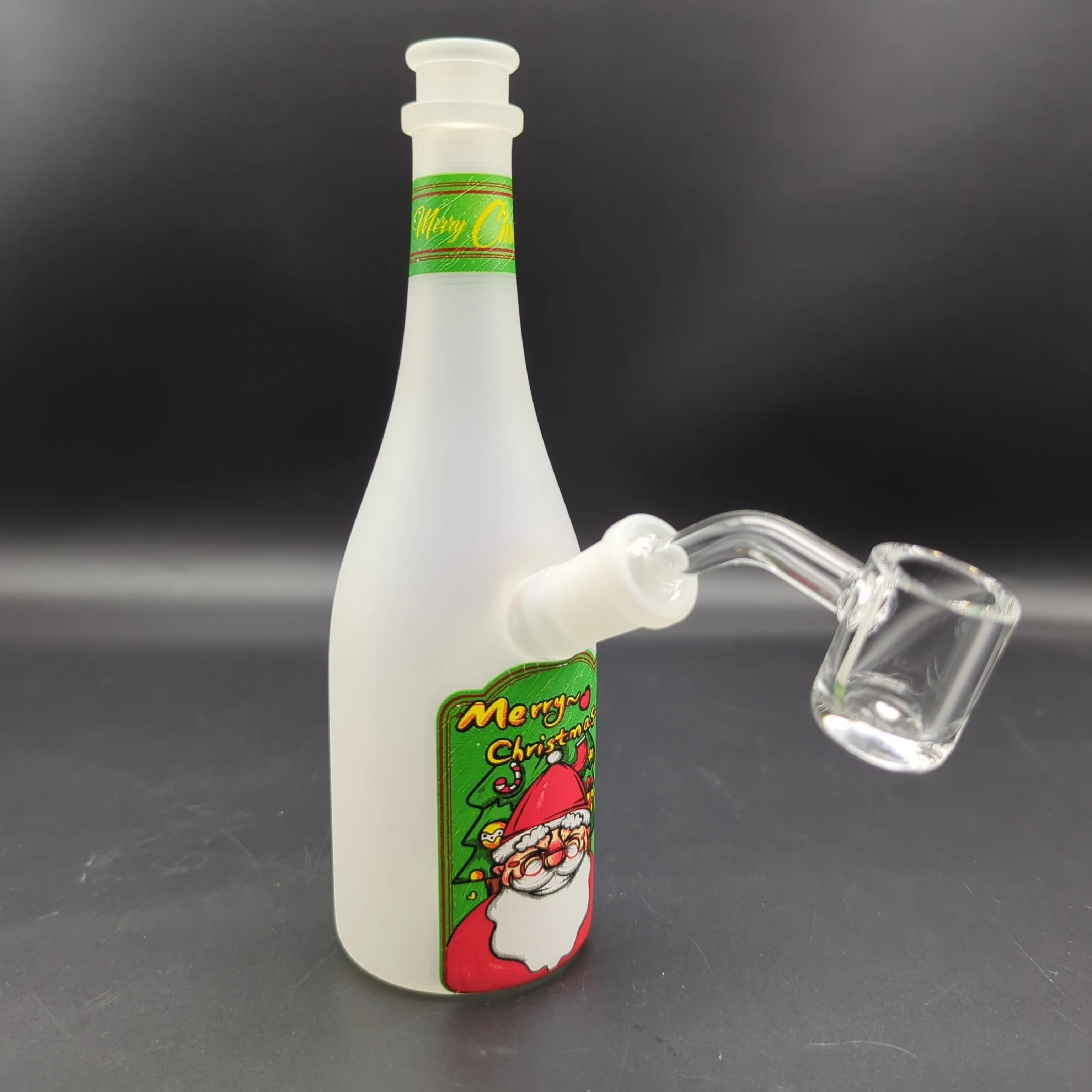 Christmas Spirits Bottle Glass Rig | 7.25 | 14mm