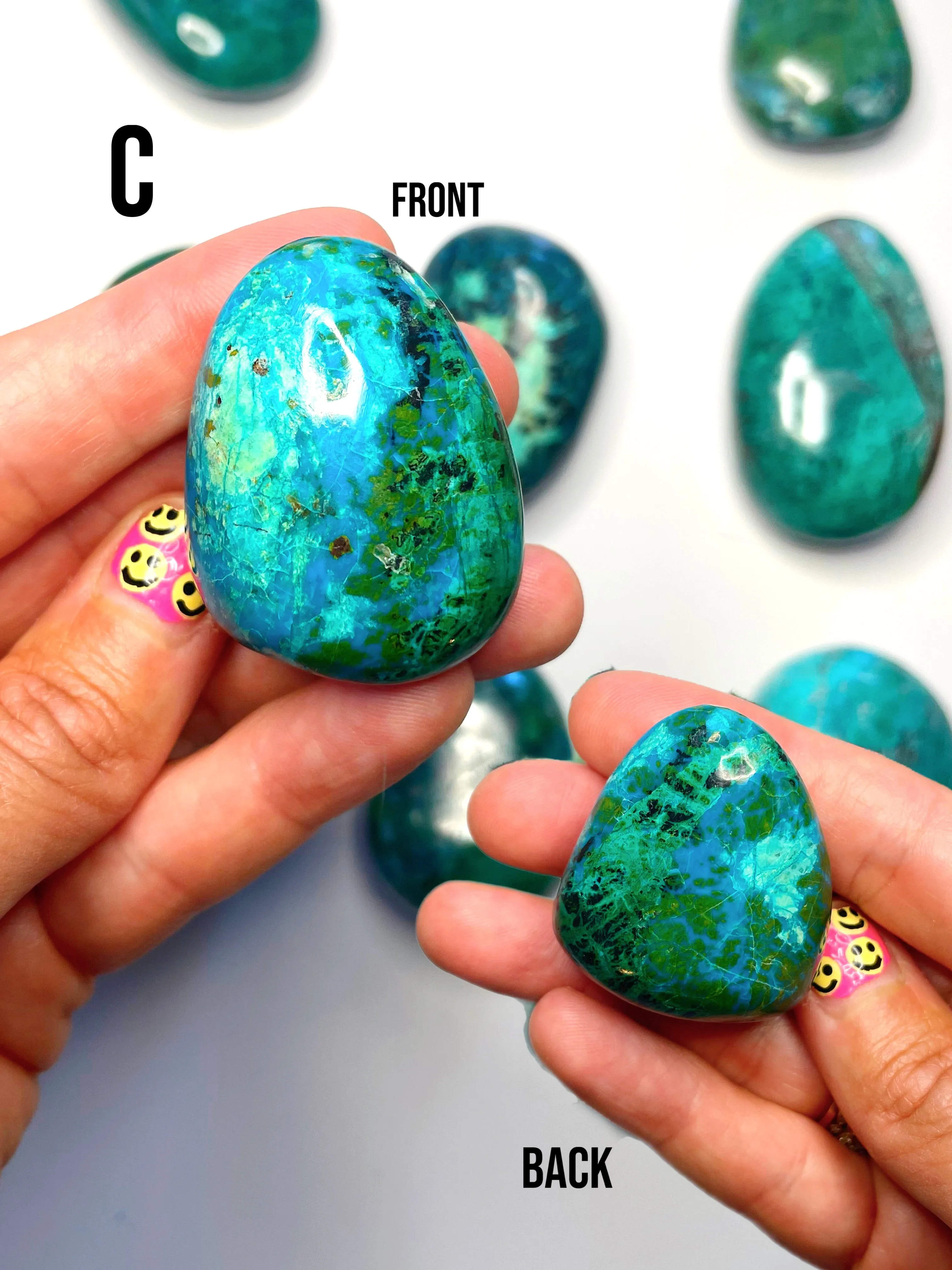 Chrysocolla Palm Stone/Large Tumble