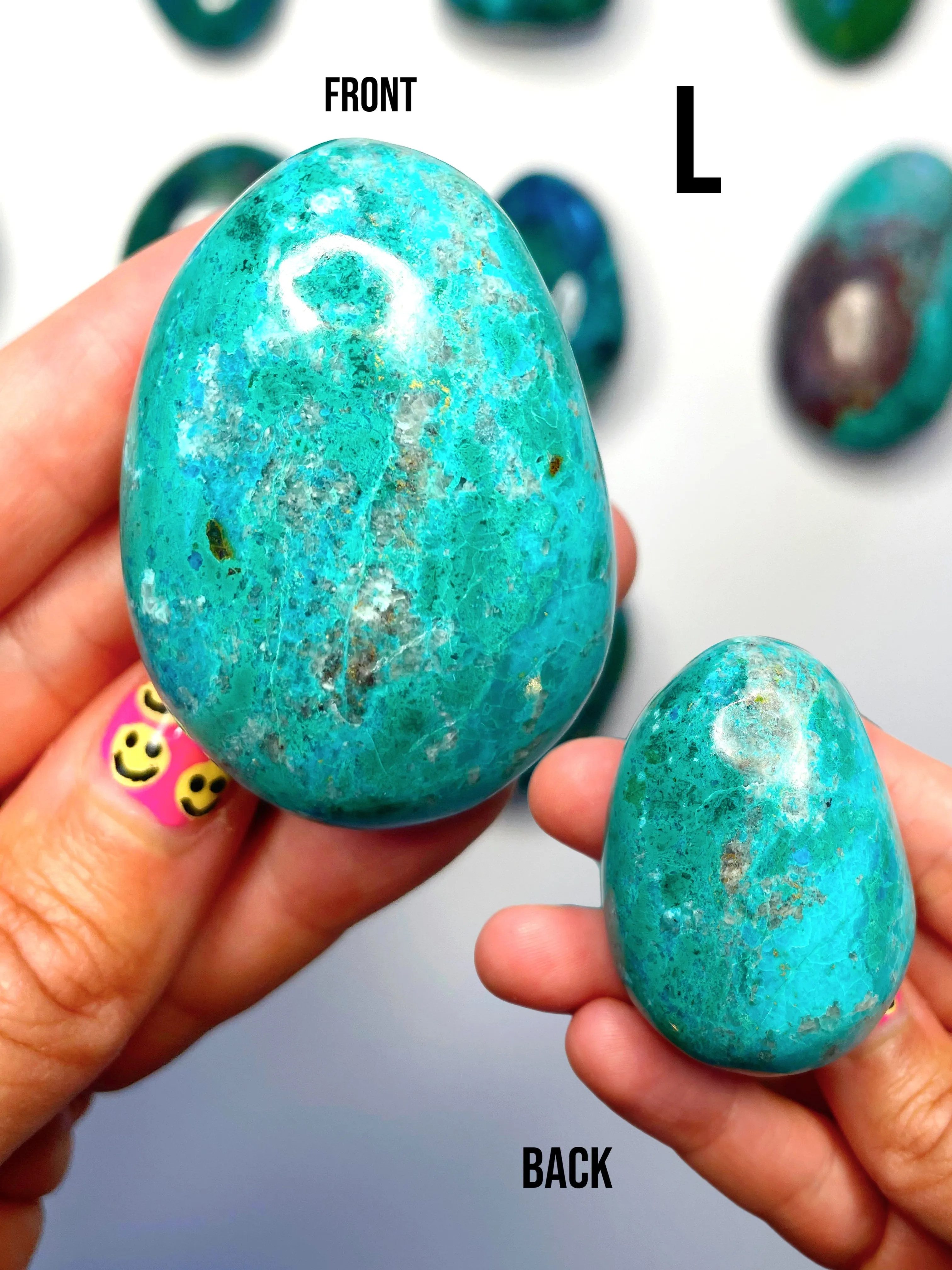 Chrysocolla Palm Stone/Large Tumble