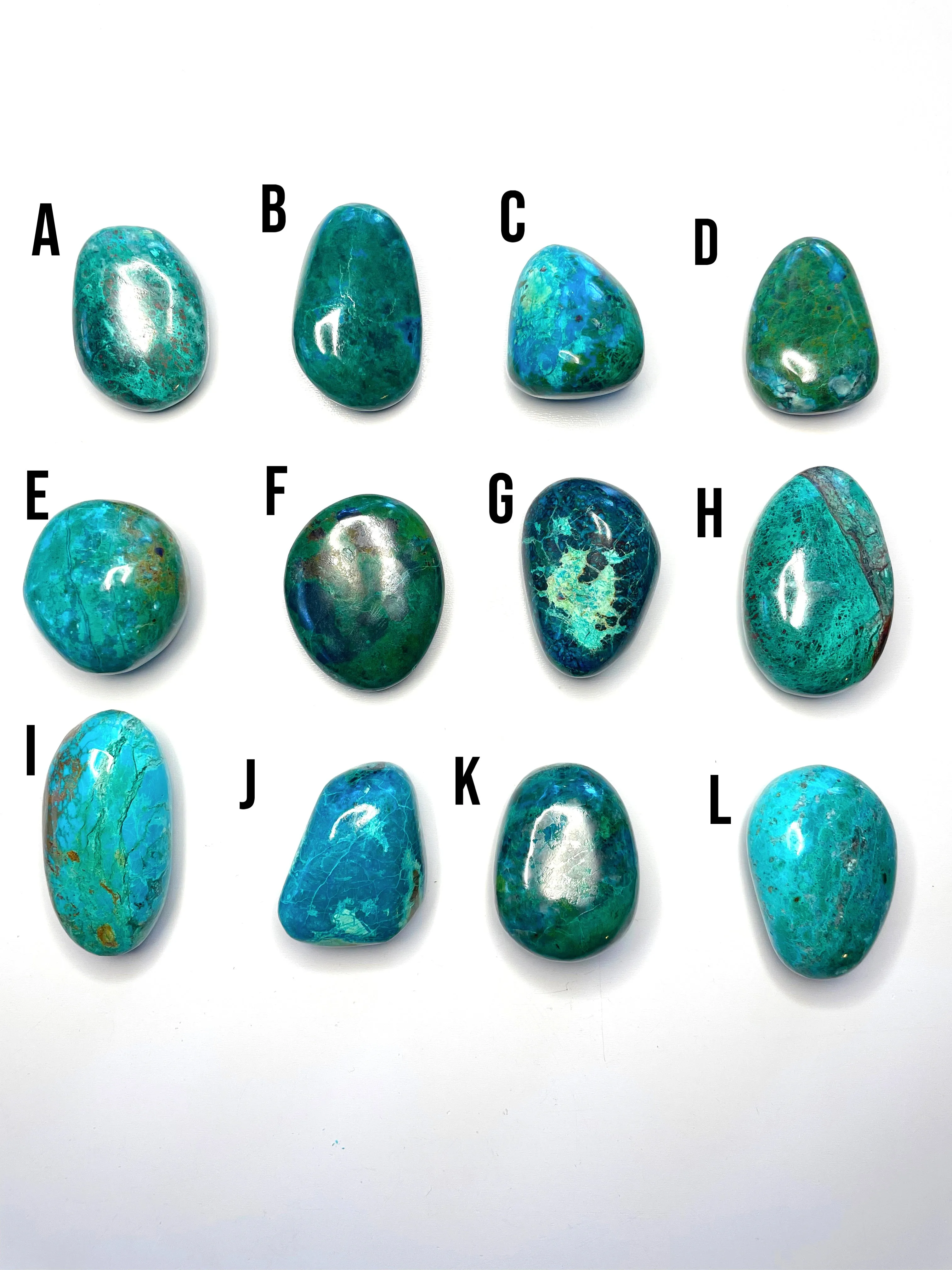 Chrysocolla Palm Stone/Large Tumble