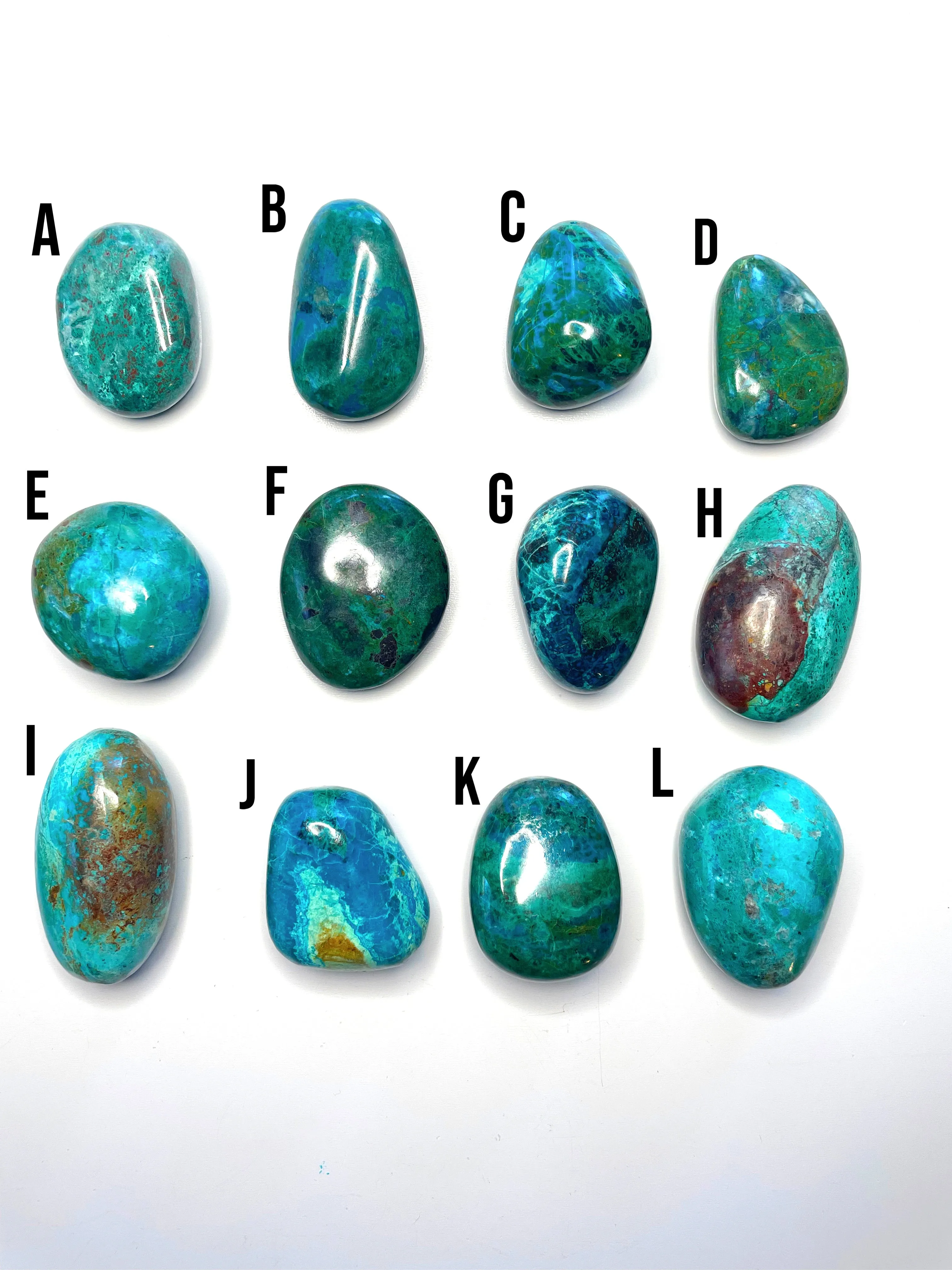 Chrysocolla Palm Stone/Large Tumble