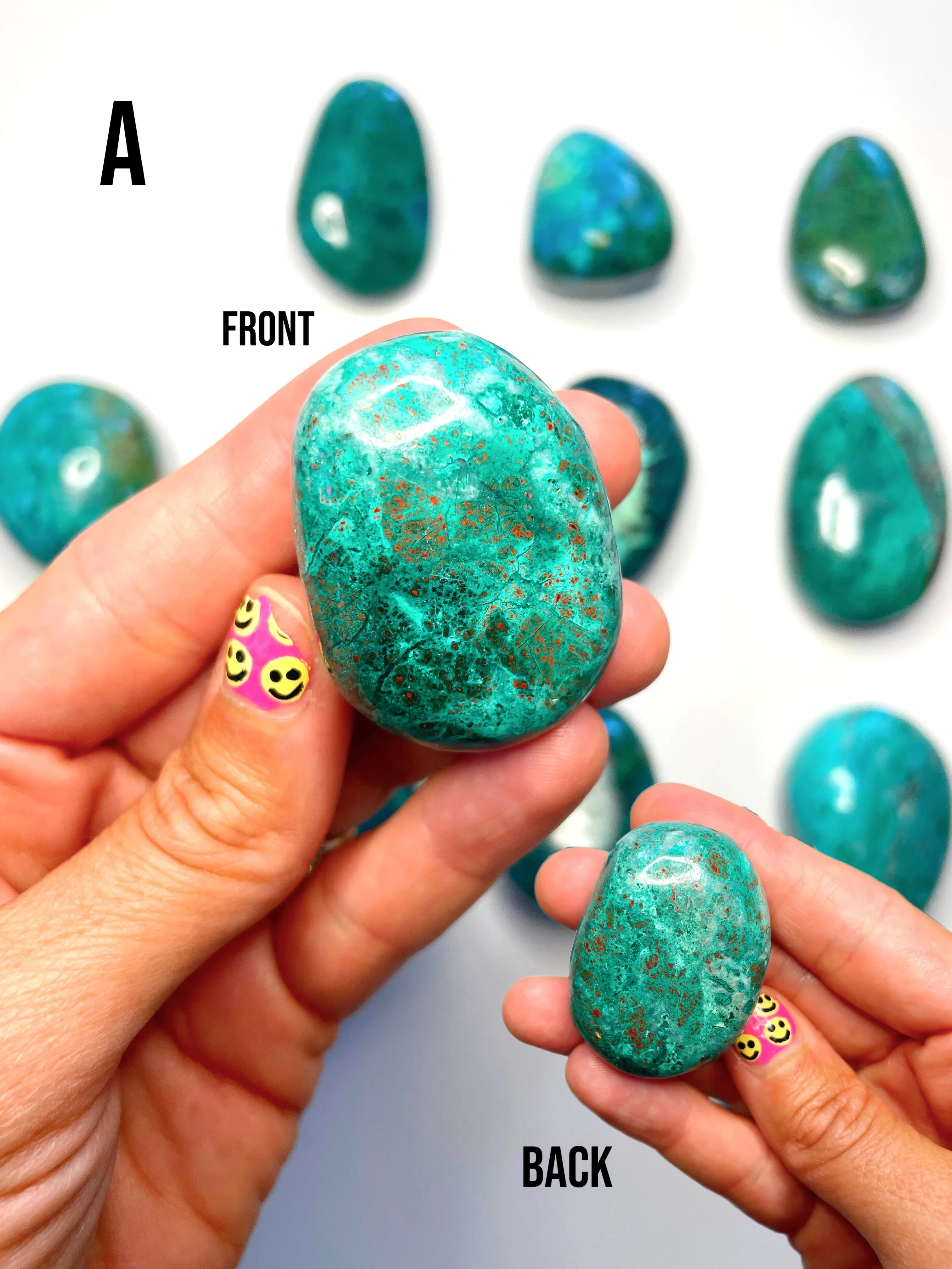 Chrysocolla Palm Stone/Large Tumble