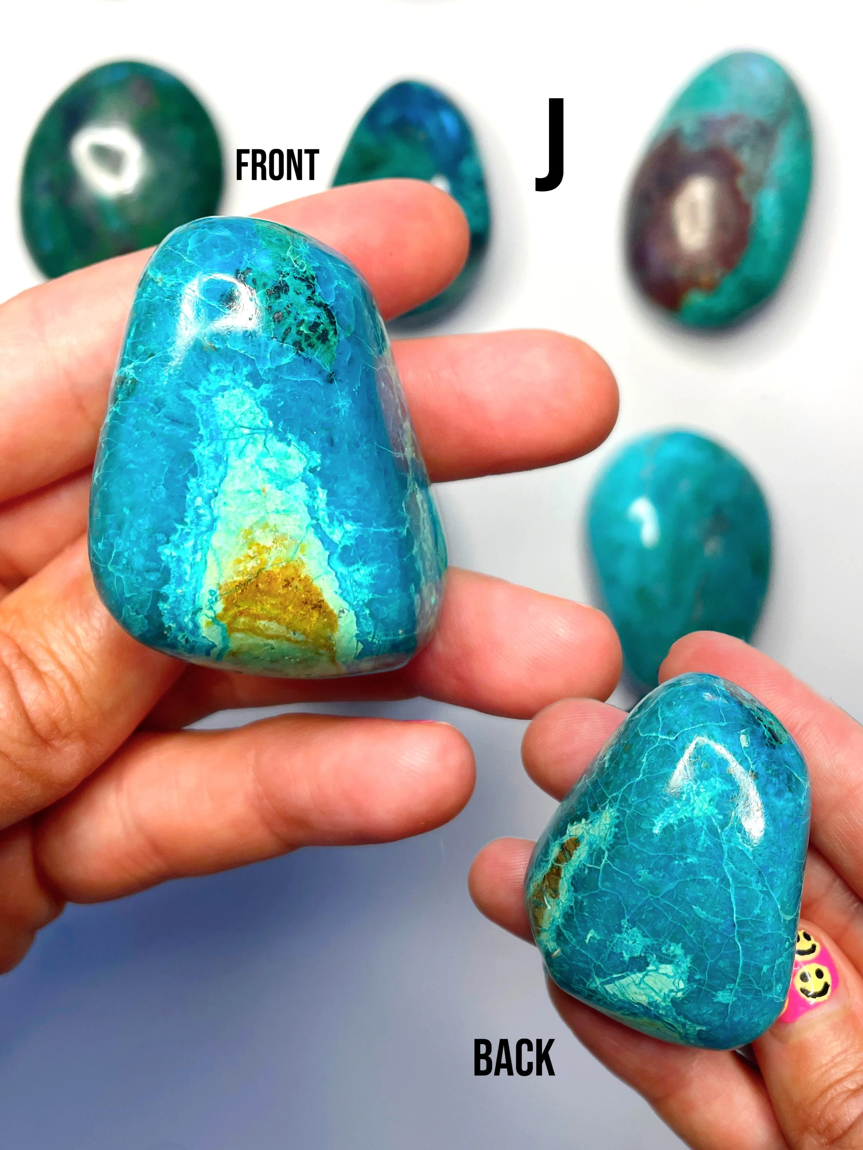 Chrysocolla Palm Stone/Large Tumble