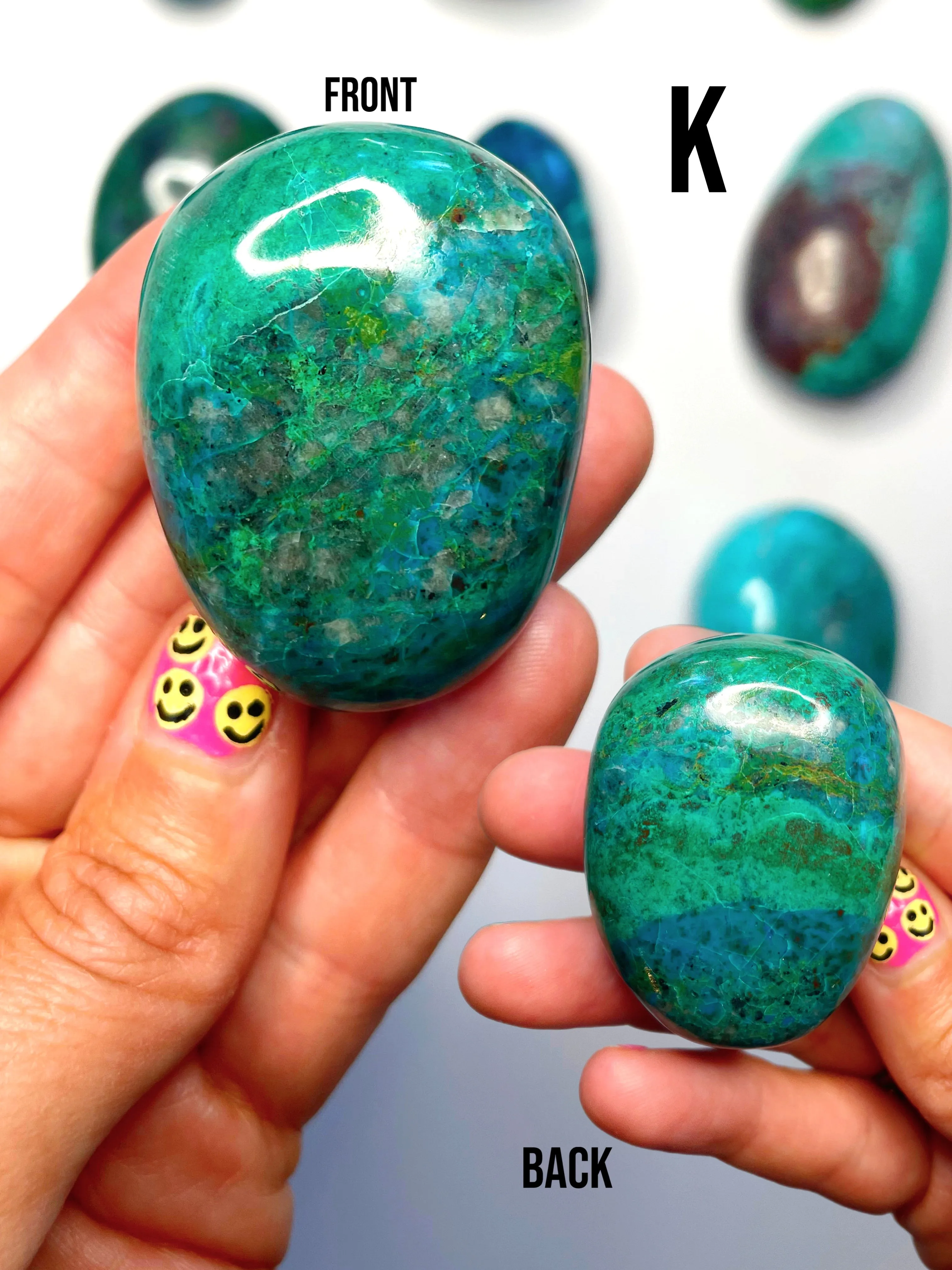 Chrysocolla Palm Stone/Large Tumble