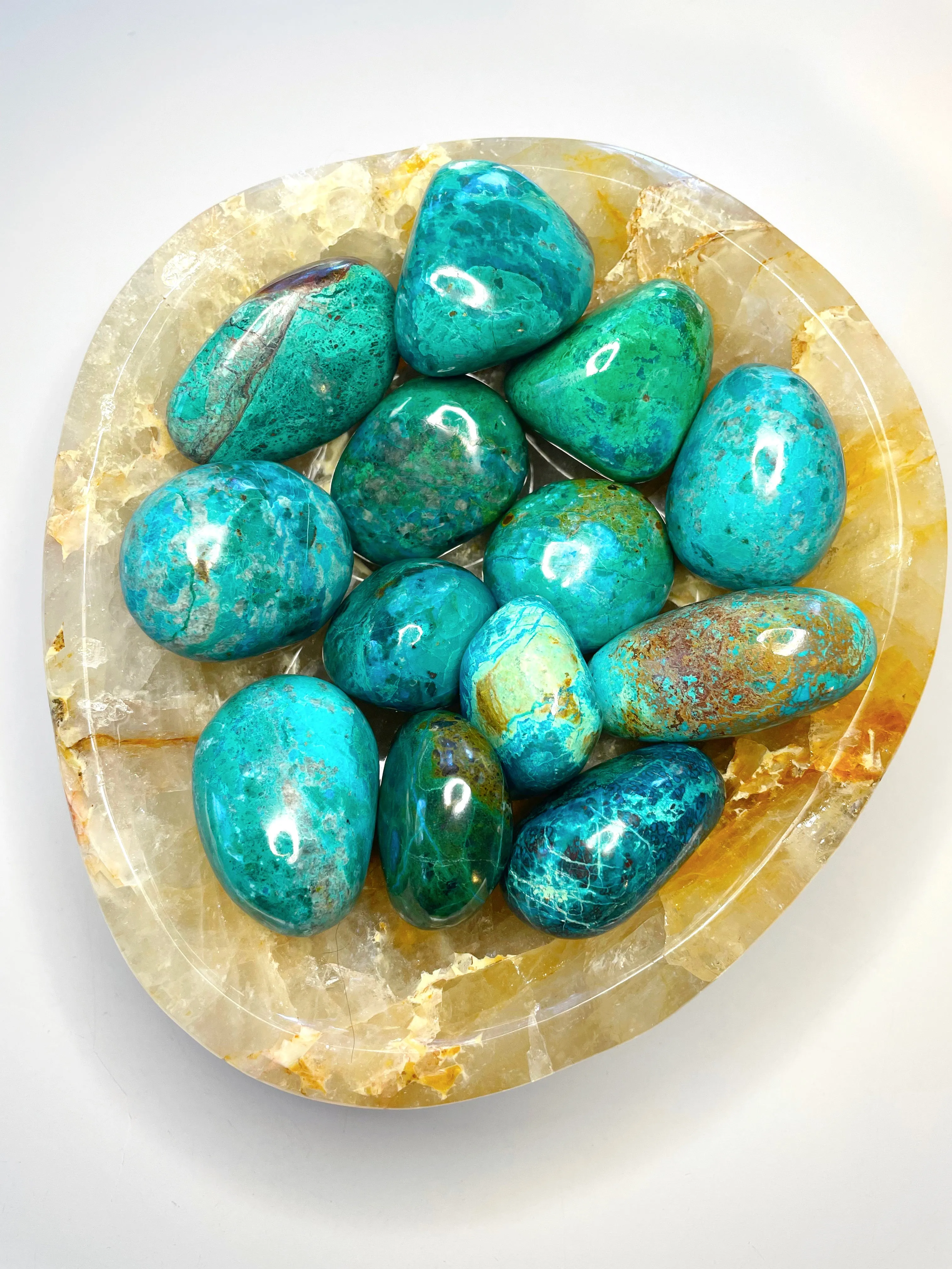 Chrysocolla Palm Stone/Large Tumble