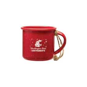 Crimson Mini Campfire Mug Ornament