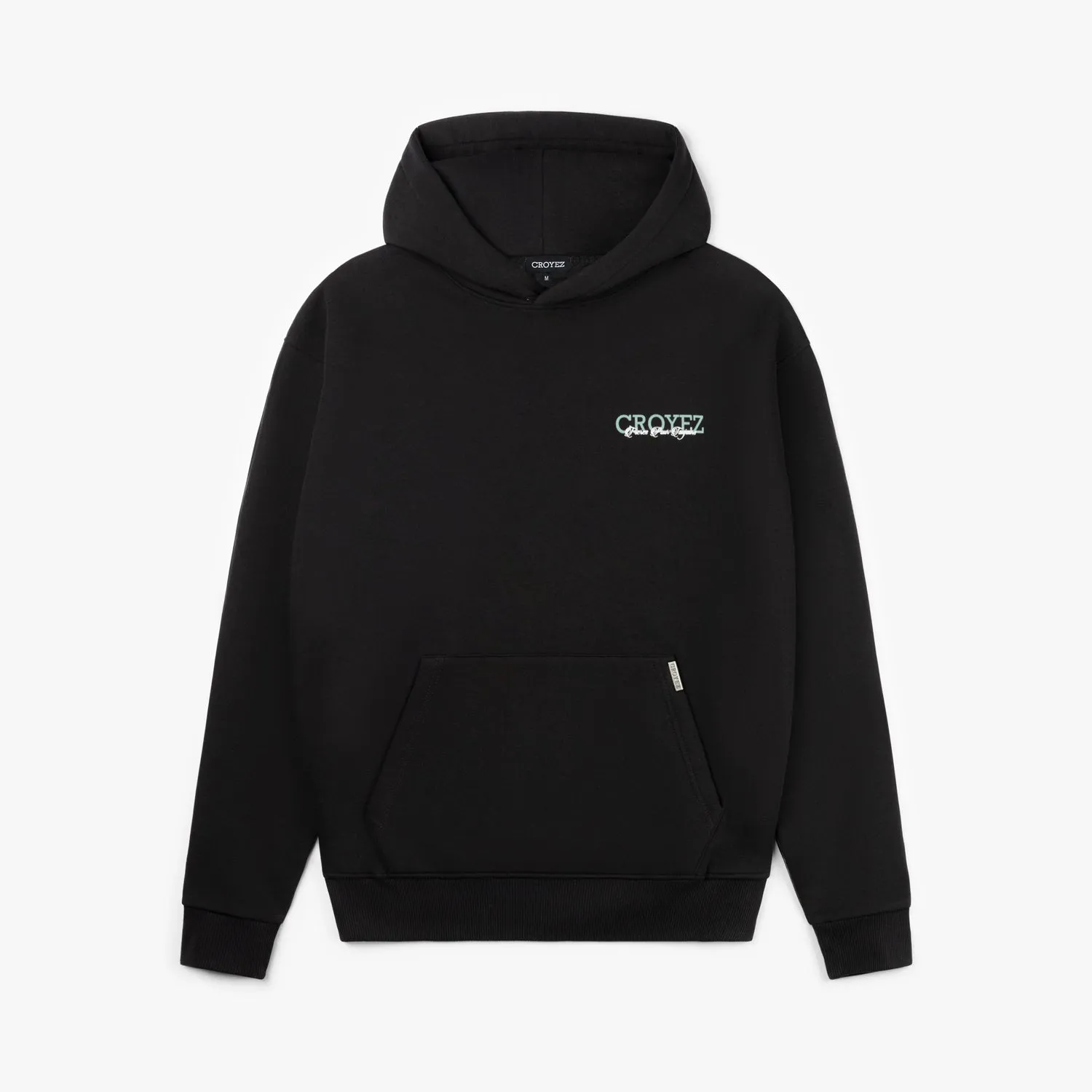 CROYEZ FRÈRES HOODIE - BLACK/BLUE SURF