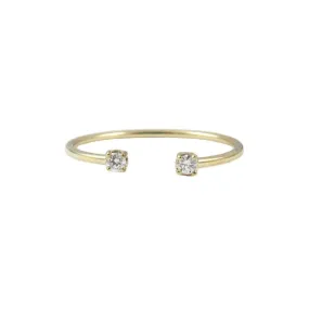 Diamond Accent Cuff Ring