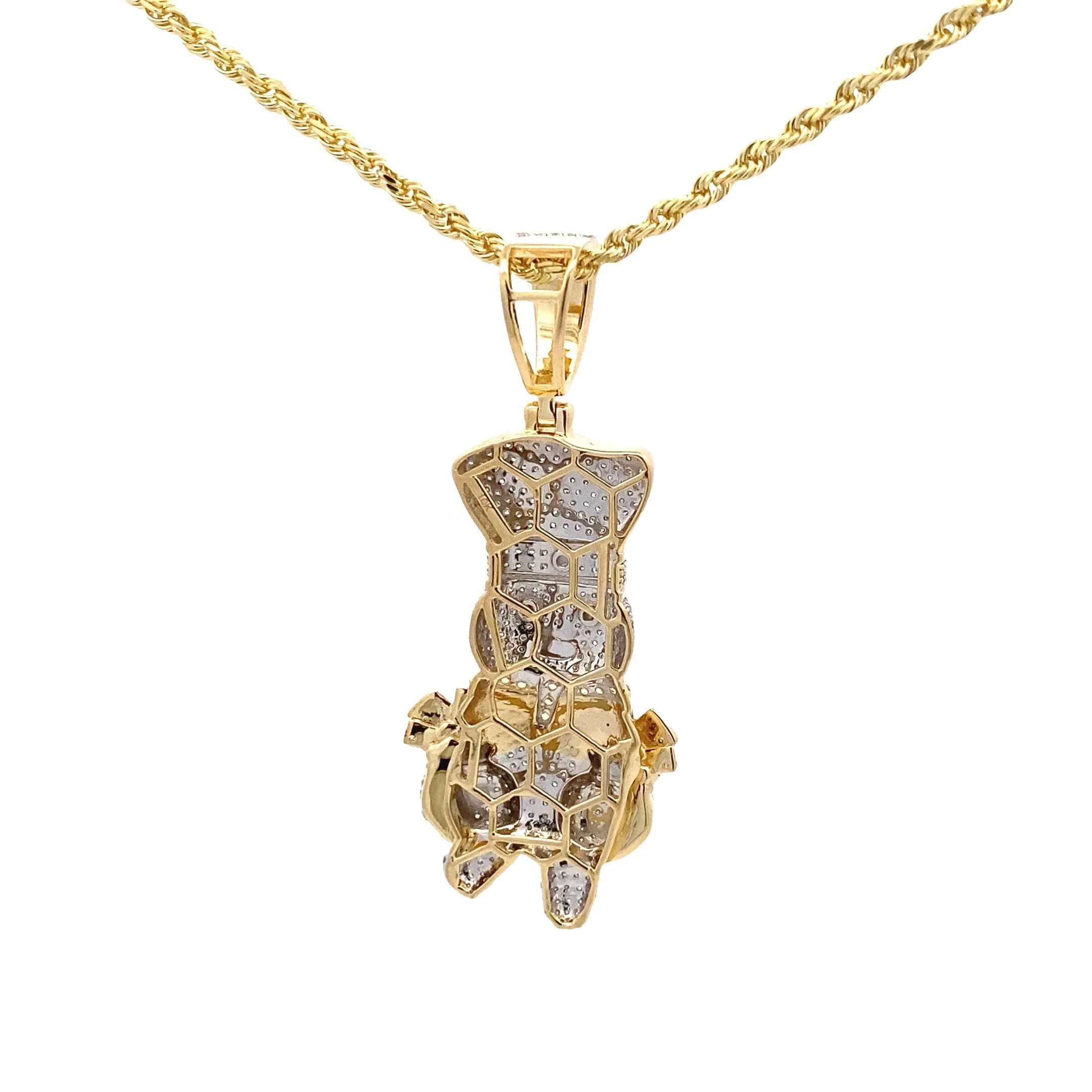 Diamond Dough Boy Pendant