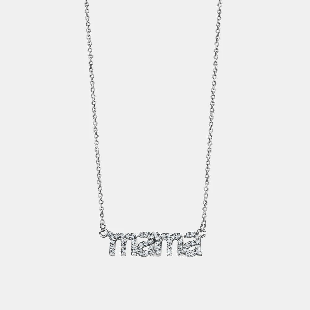 Diamond MAMA Necklace