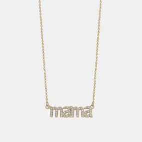 Diamond MAMA Necklace