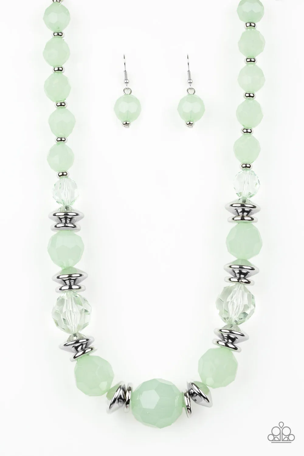 Dine and Dash Green-Necklace