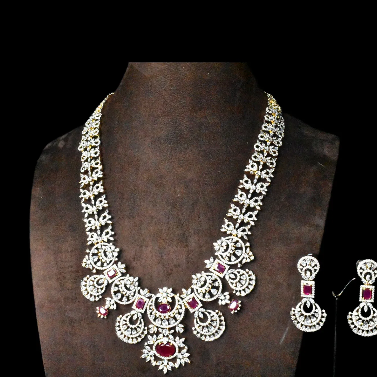 Discover the Splendor of the American Diamond Necklace by ASP Fashion Jewellery