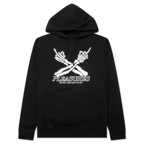 Don't Care Hoodie - Black