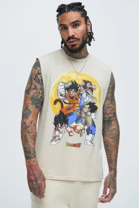 Dragon Ball Z Great Transformation Sleeveless Tee - Off White