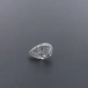 Estate Pear .81ct ESI1 Diamond