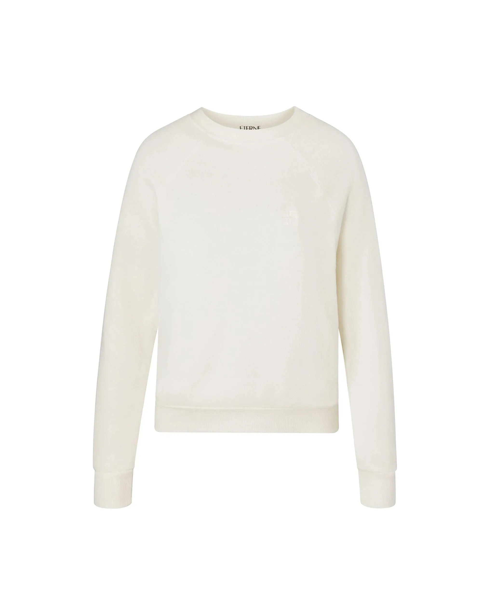 Eterne - Shrunken Raglan Sweatshirt - Ivory