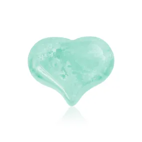 Fluorite Heart Shaped Healing Gemstone for Stability