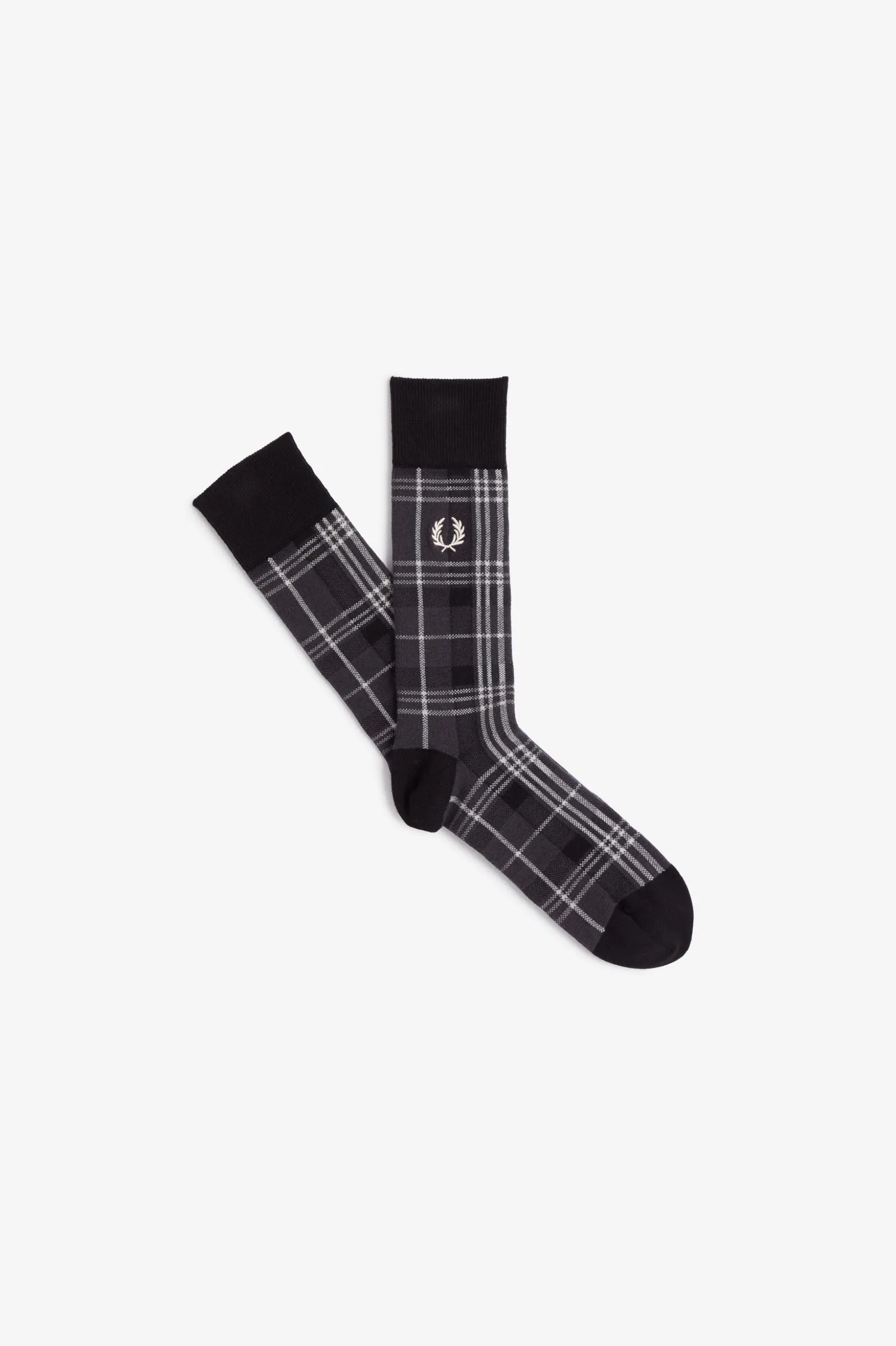 Fred Perry Redacted Tartan Sock