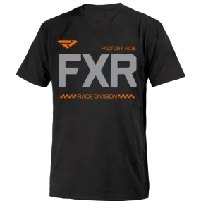 FXR Helium Tee Black Orange