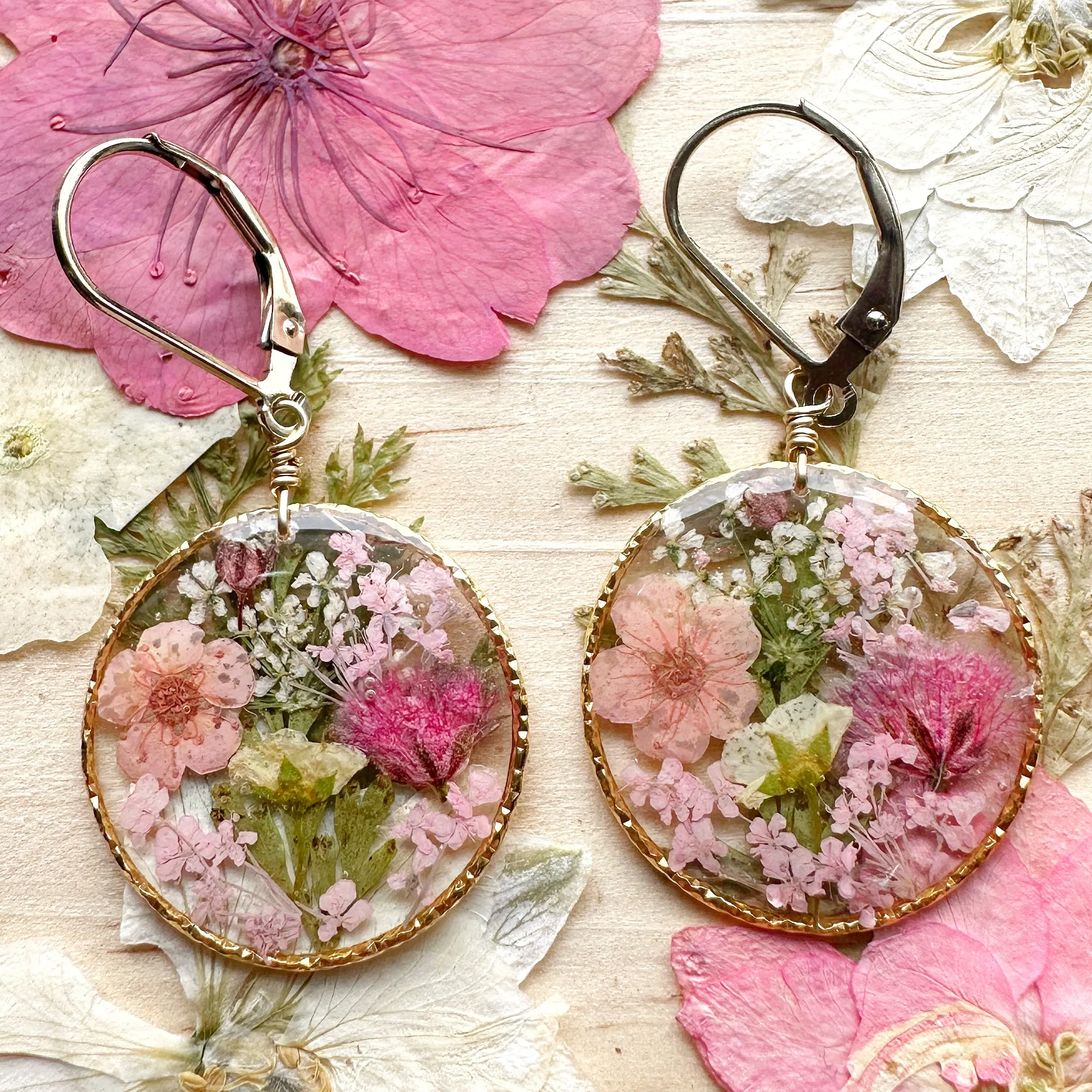 Garden of Pink Dreams Earrings - BG100