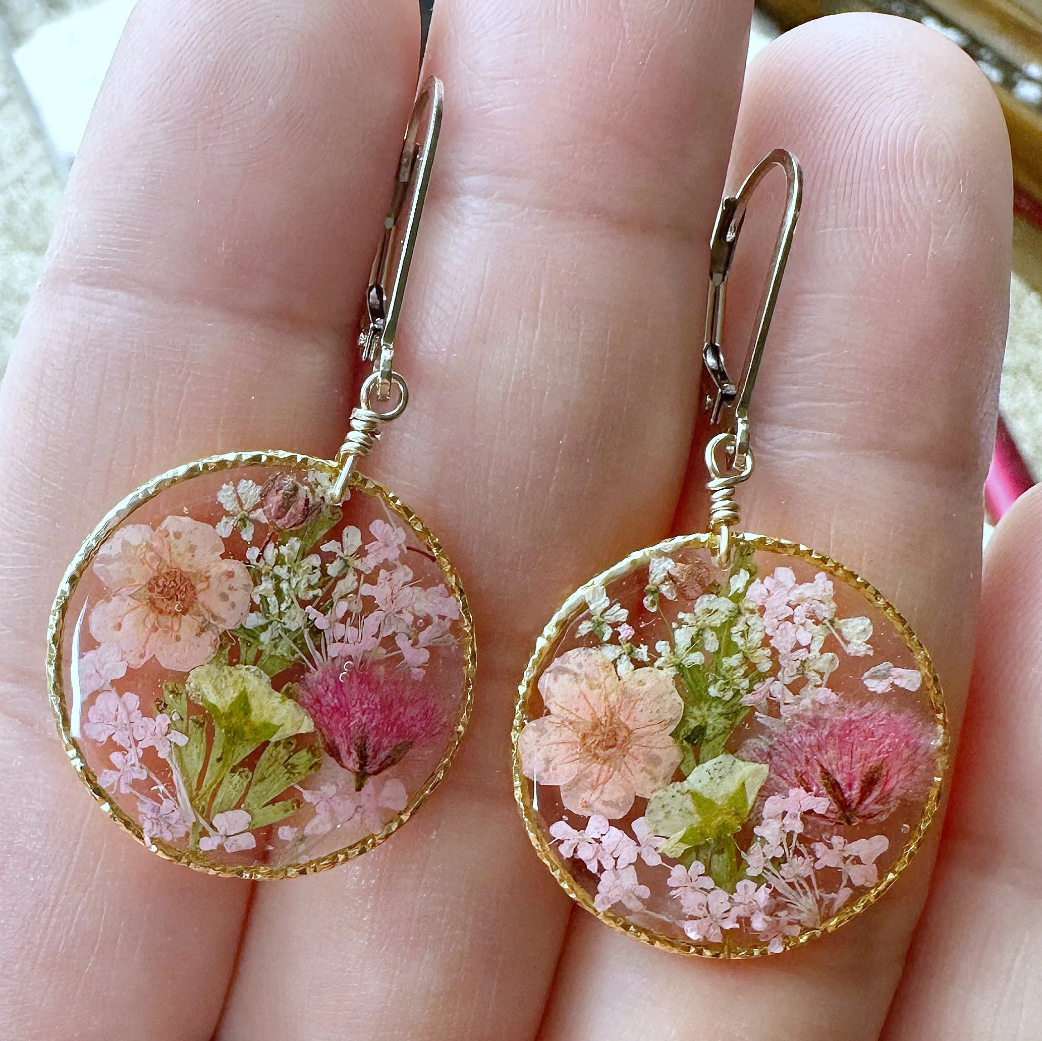 Garden of Pink Dreams Earrings - BG100