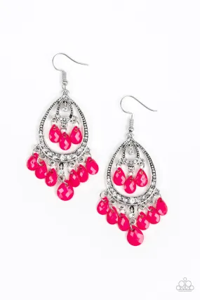 Gorgeously Genie - Pink Earring