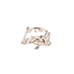 Hummingbird Diamond Dew Drop Ring